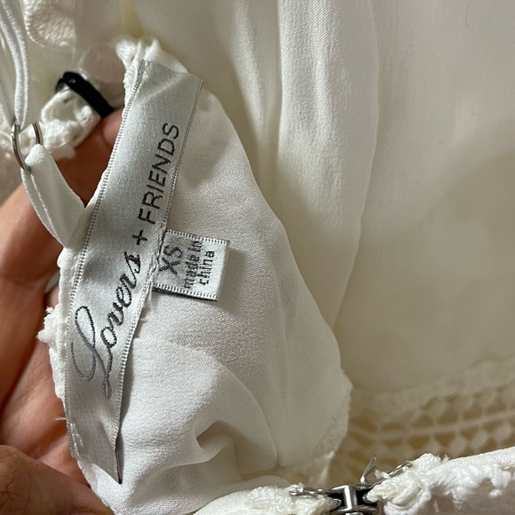 Lovers + Friends white floral lace dress XS revolve - Picture 4 of 7